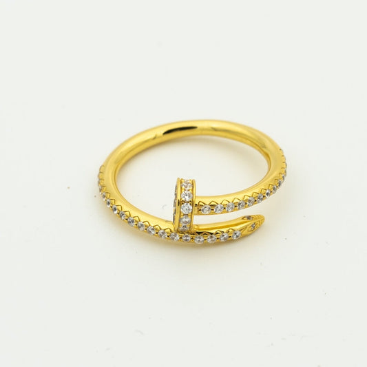 [Crown & Jewelry]JUSTE RING 1.8MM GOLD DIAMONDS