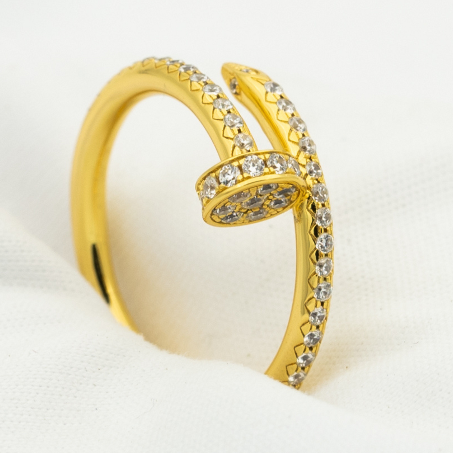 [Crown & Jewelry]JUSTE RING 1.8MM GOLD DIAMONDS