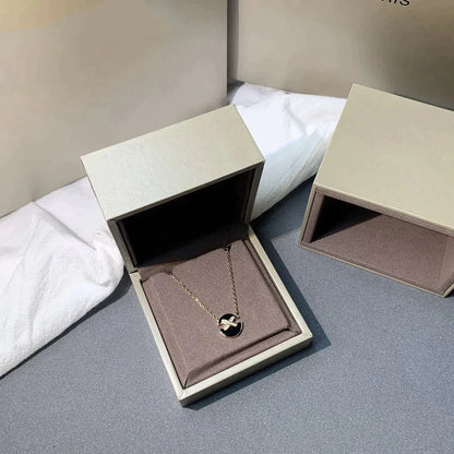 [Crown & Jewelry]JEUX DE ROSE GOLD DIAMOND NECKLACE