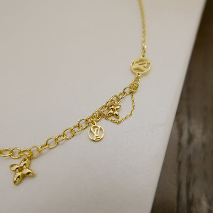 [Crown & Jewelry]BLOOMING SUPPLE NECKLACE BRASS