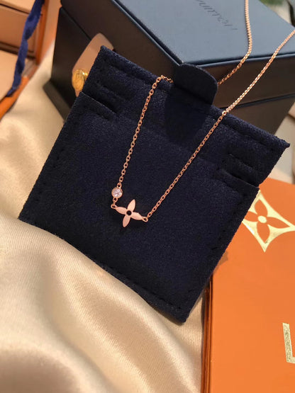 [Crown & Jewelry]BLOSSOM PENDANT PINK GOLD AND DIAMOND