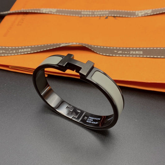 [Crown & Jewelry]CLIC HM SO BLACK GREY BRACELET