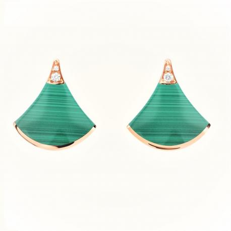 [Crown & Jewelry]DIVAS DREAM EARRINGS PINK GOLD