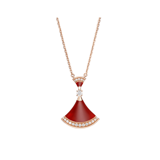 [Crown & Jewelry]DREAM NECKLACE CARNELIAN DIAMOND