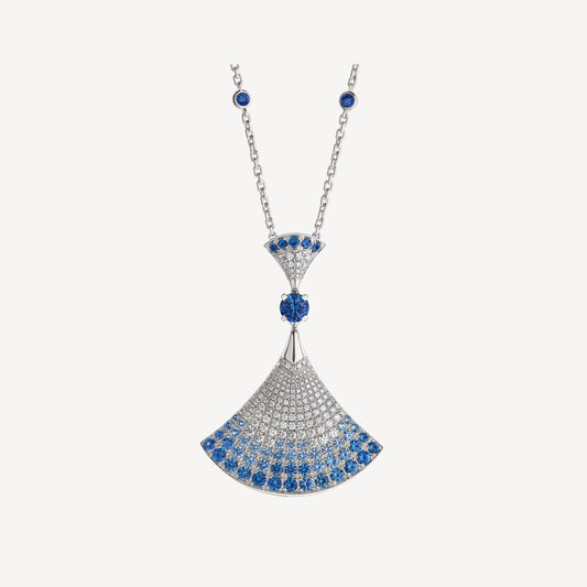 [Crown & Jewelry]DREAM NECKLACE AGATE SILVER DIAMOND