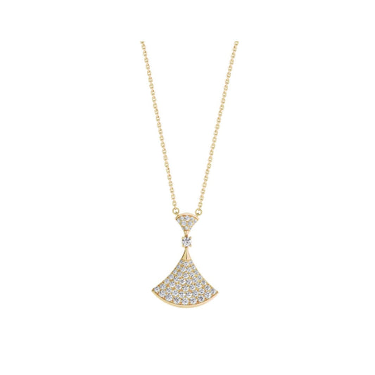 [Crown & Jewelry]DREAM NECKLACE GOLD FULL DIAMOND