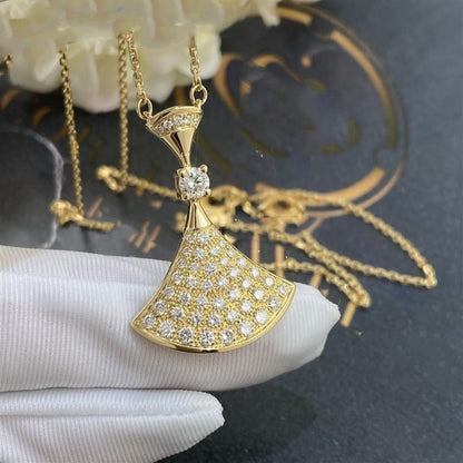 [Crown & Jewelry]DREAM NECKLACE GOLD FULL DIAMOND