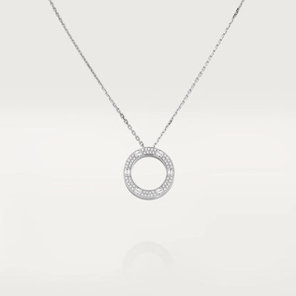 [Crown & Jewelry]LOVE NECKLACE ADJUSTABLE SILVER
