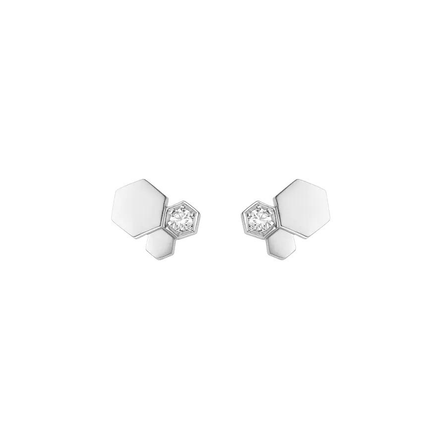 [Crown & Jewelry]BEE LOVE SILVER DIAMOND EARRINGS