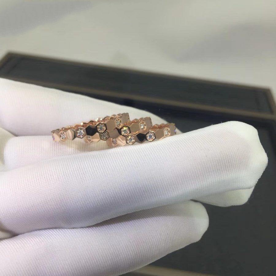 [Crown & Jewelry]BEE LOVE RING PINK GOLD DIAMOND