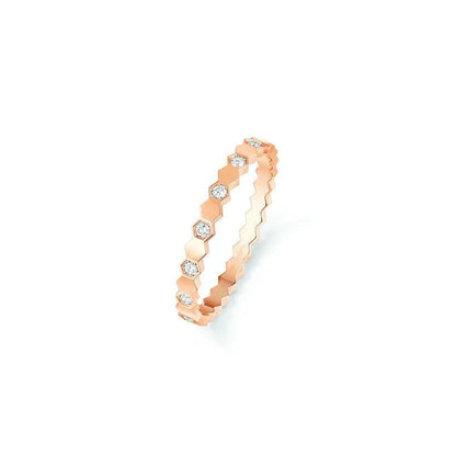 [Crown & Jewelry]BEE LOVE RING PINK GOLD DIAMOND