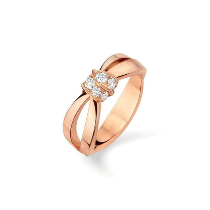 [Crown & Jewelry]LIENS RING PINK GOLD DIAMOND