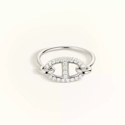 [Crown & Jewelry]RONDE SMALL SILVER DIAMOND RING