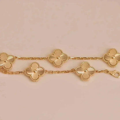 [Crown & Jewelry]CLOVER 5 FLOWERS LASER BRACELET