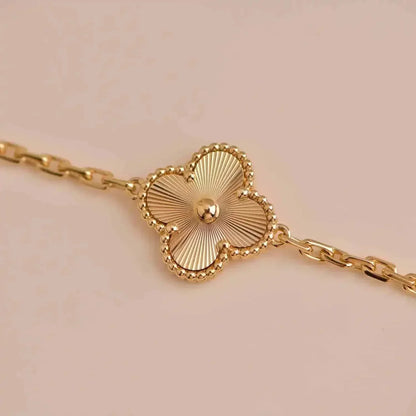 [Crown & Jewelry]CLOVER 5 FLOWERS LASER BRACELET