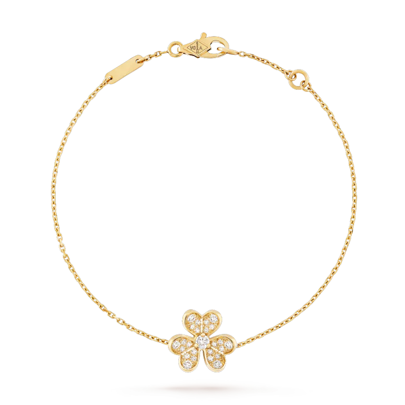 [Crown & Jewelry]FRIVOLE GOLD FLOWER DIAMOND BRACELET