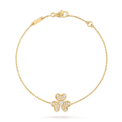 [Crown & Jewelry]FRIVOLE GOLD FLOWER DIAMOND BRACELET