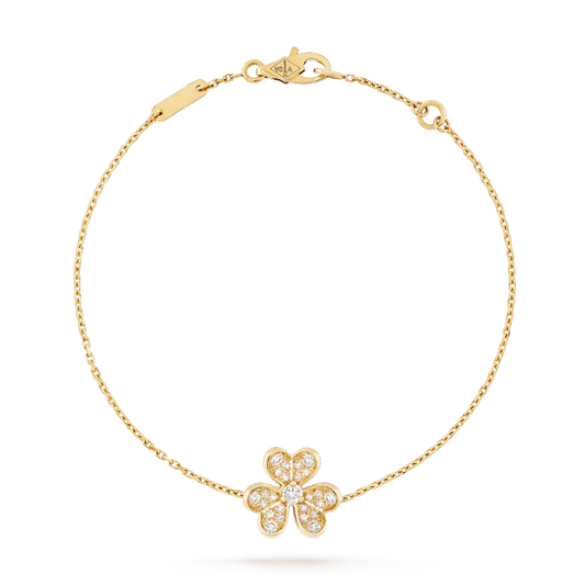 [Crown & Jewelry]FRIVOLE GOLD FLOWER DIAMOND BRACELET