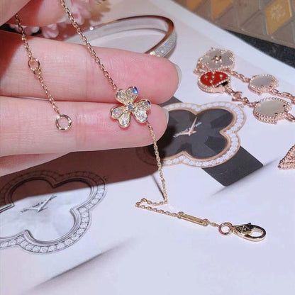 [Crown & Jewelry]FRIVOLE GOLD FLOWER DIAMOND BRACELET