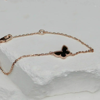 [Crown & Jewelry]BUTTERFLY ONYX  BUTTERFLY BRACELET