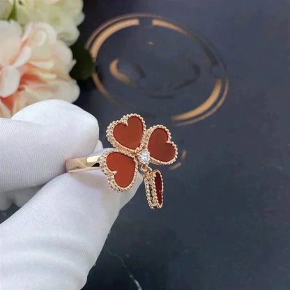 [Crown & Jewelry]SWEET CLOVER CARNELIAN RING