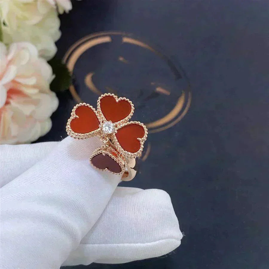 [Crown & Jewelry]SWEET CLOVER CARNELIAN RING