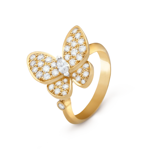 [Crown & Jewelry]BUTTERFLY DIAMOND RING