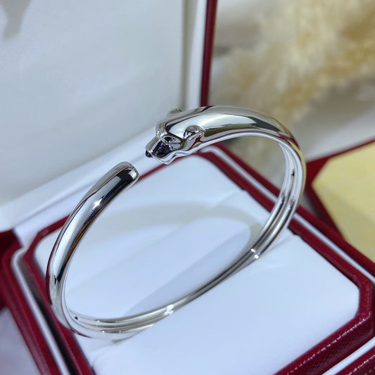 [Crown & Jewelry]PANTHERE SILVER OPEN BRACELET