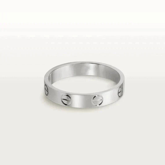 [Crown & Jewelry]LOVE RING 4MM 1 DIAMOND SILVER