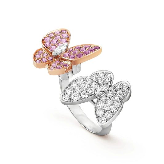 [Crown & Jewelry]TWIN BUTTERFLY DIAMOND RING